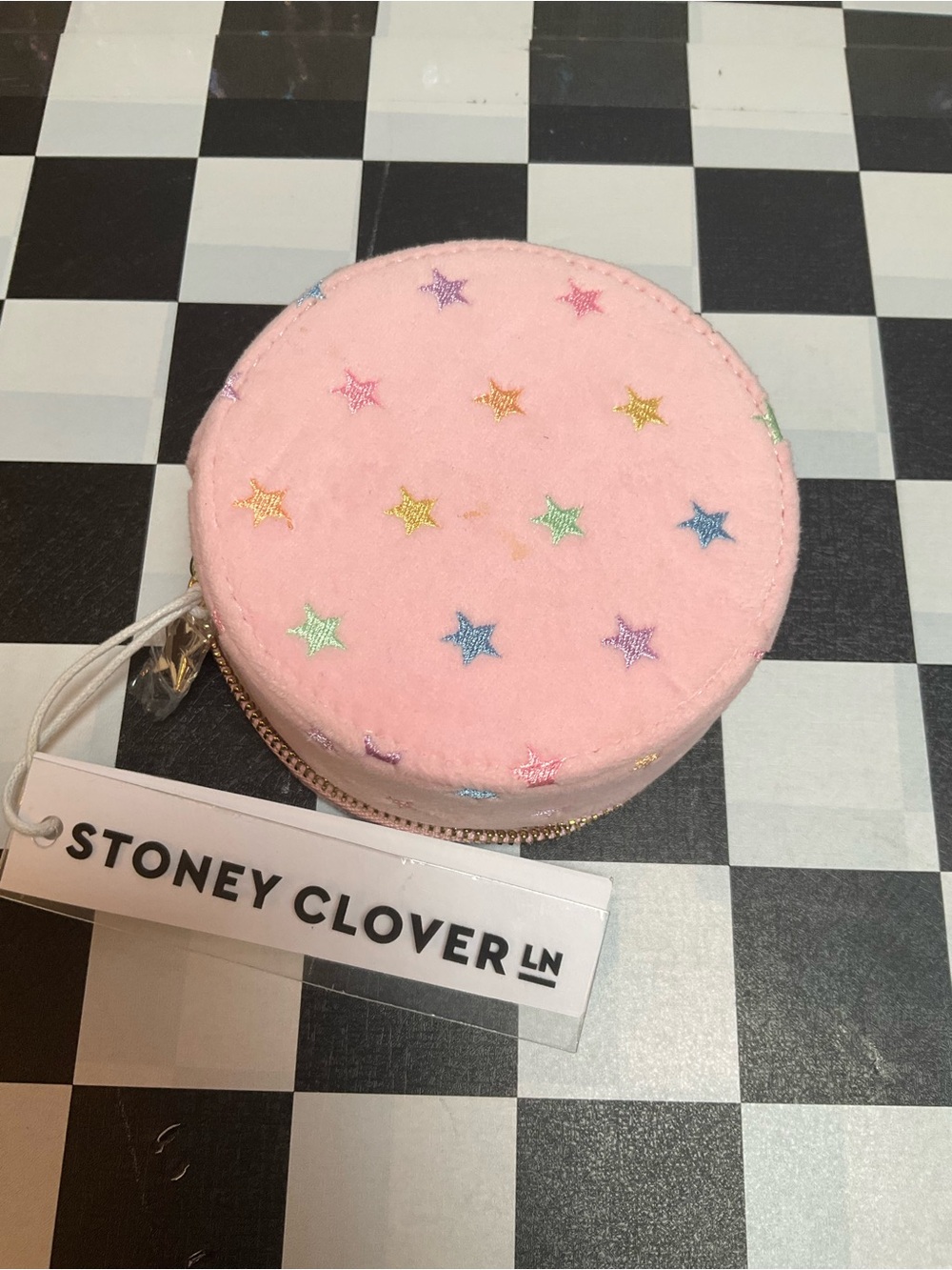 Stoney Clover Lane Pink Multi-Star Round Mini Case - Picture 6 of 6